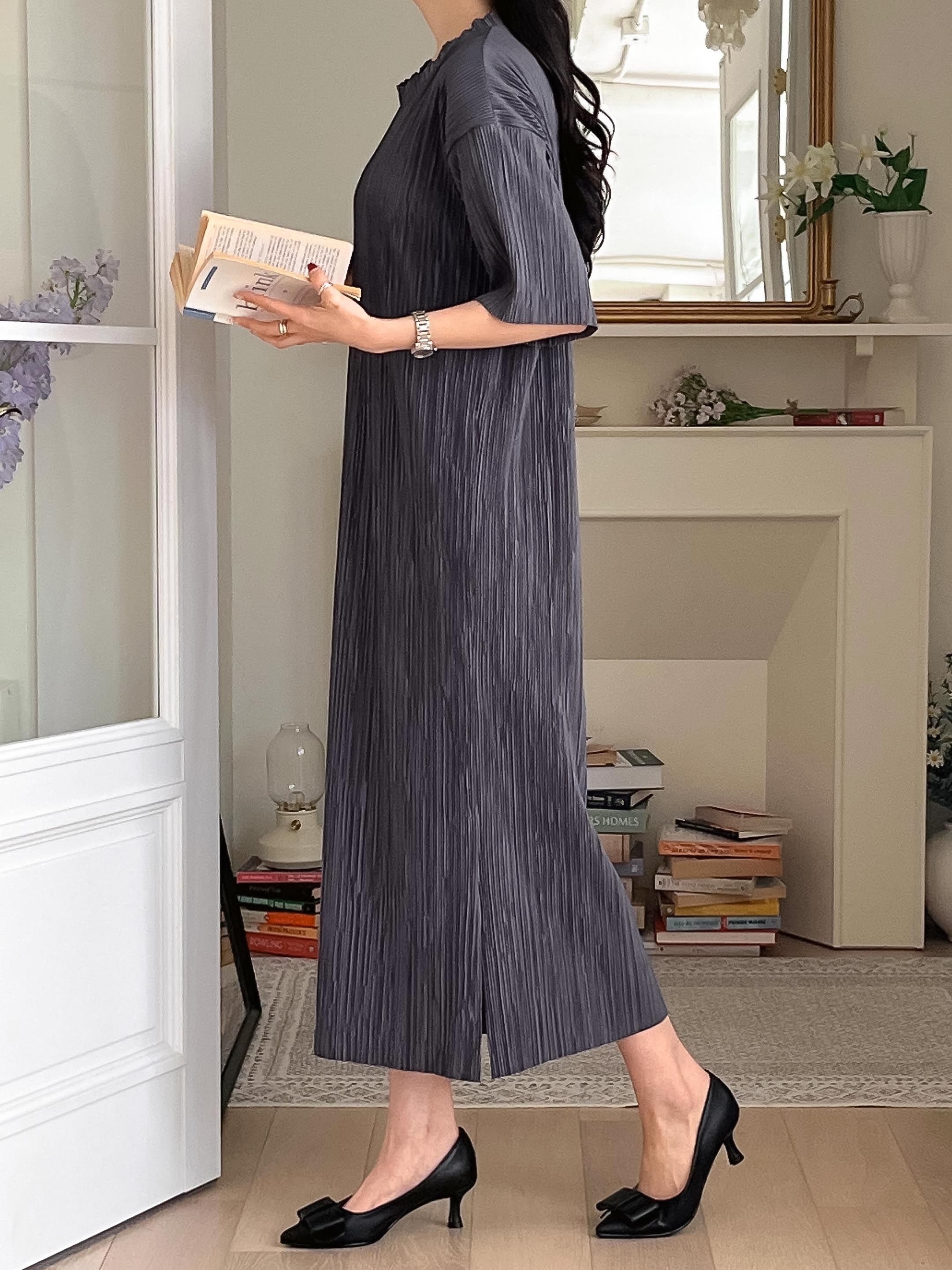 プリーツスリットワンピース | 詳細画像38