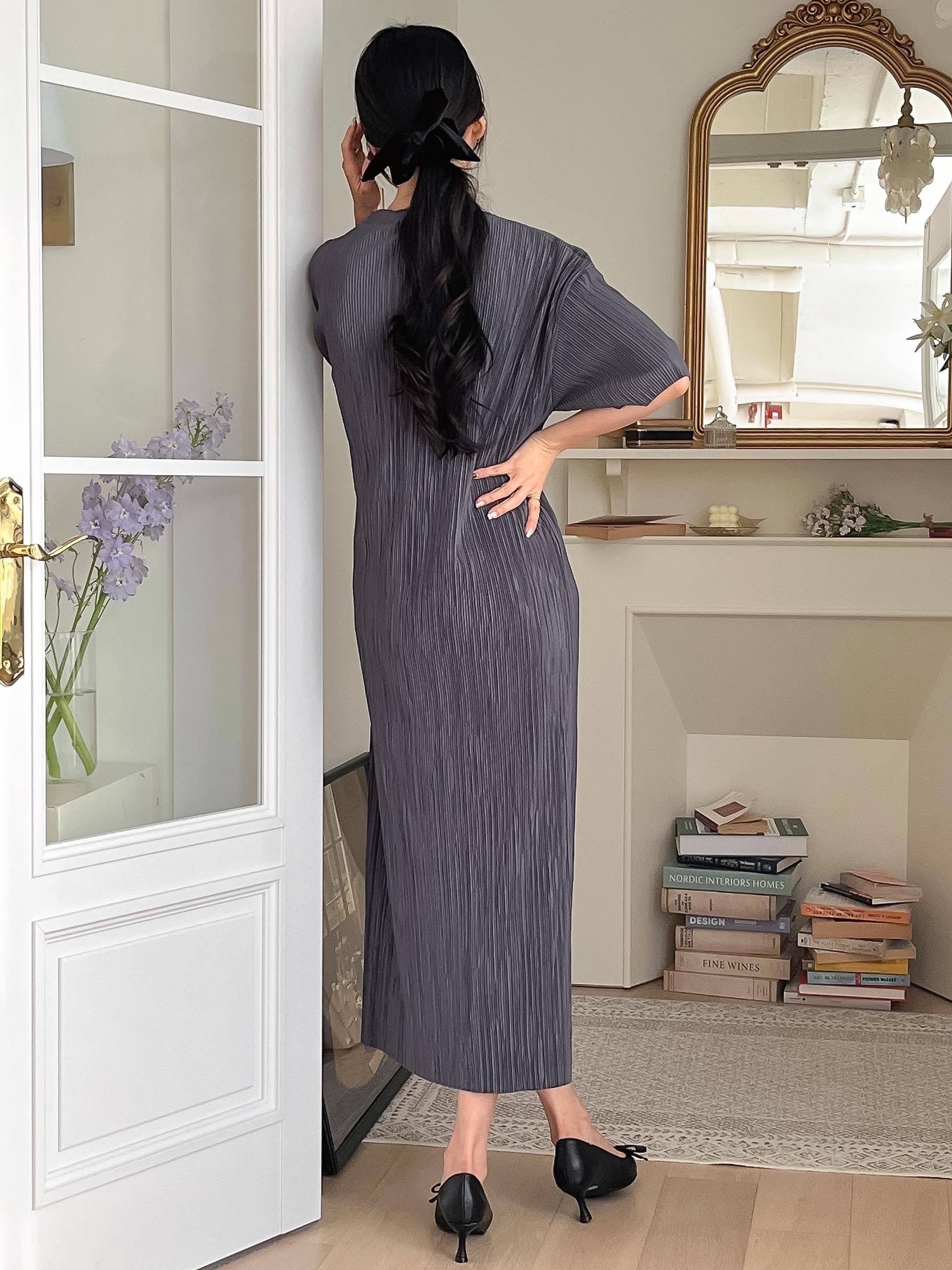 プリーツスリットワンピース | 詳細画像37