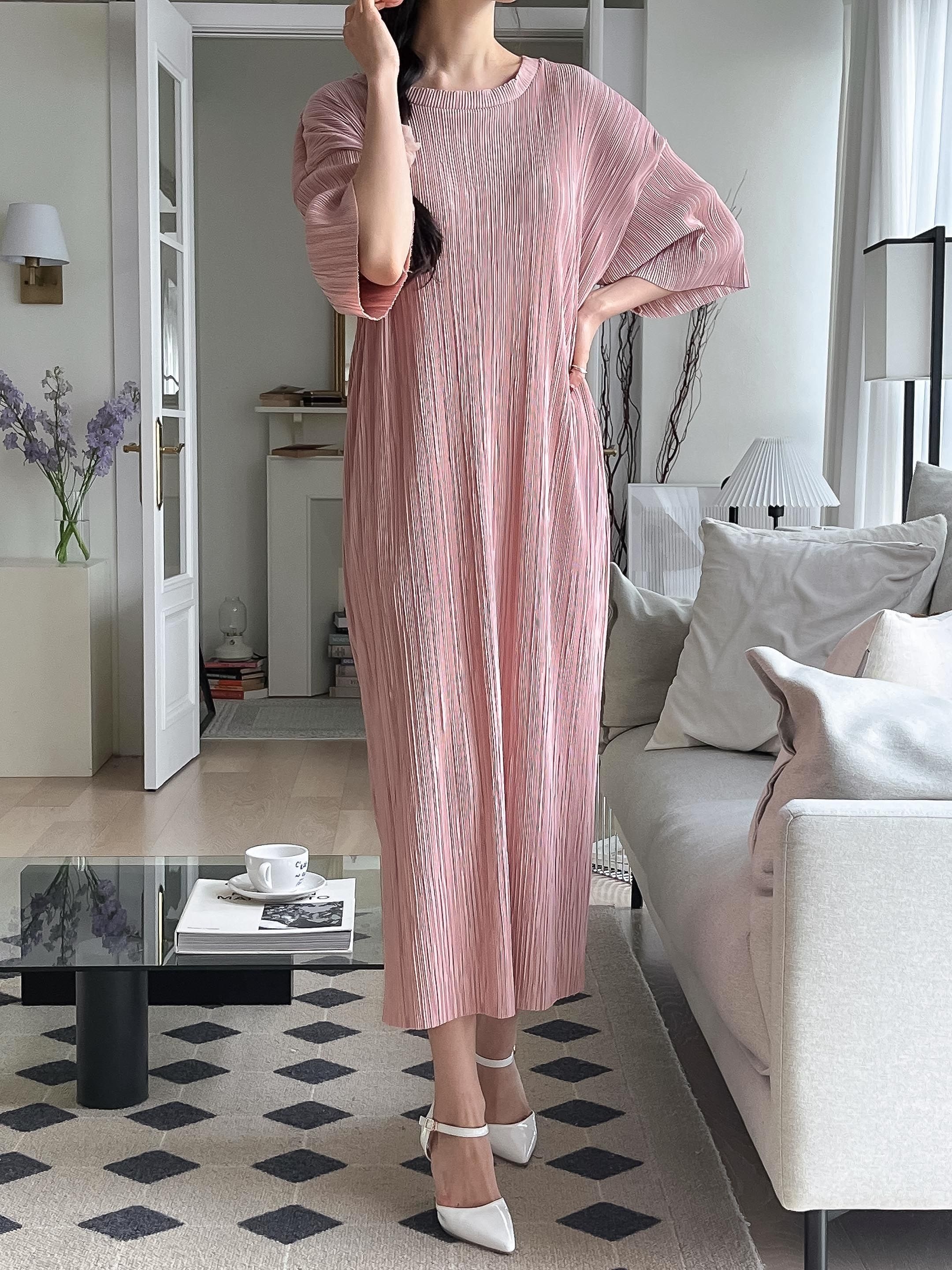 プリーツスリットワンピース | 詳細画像33