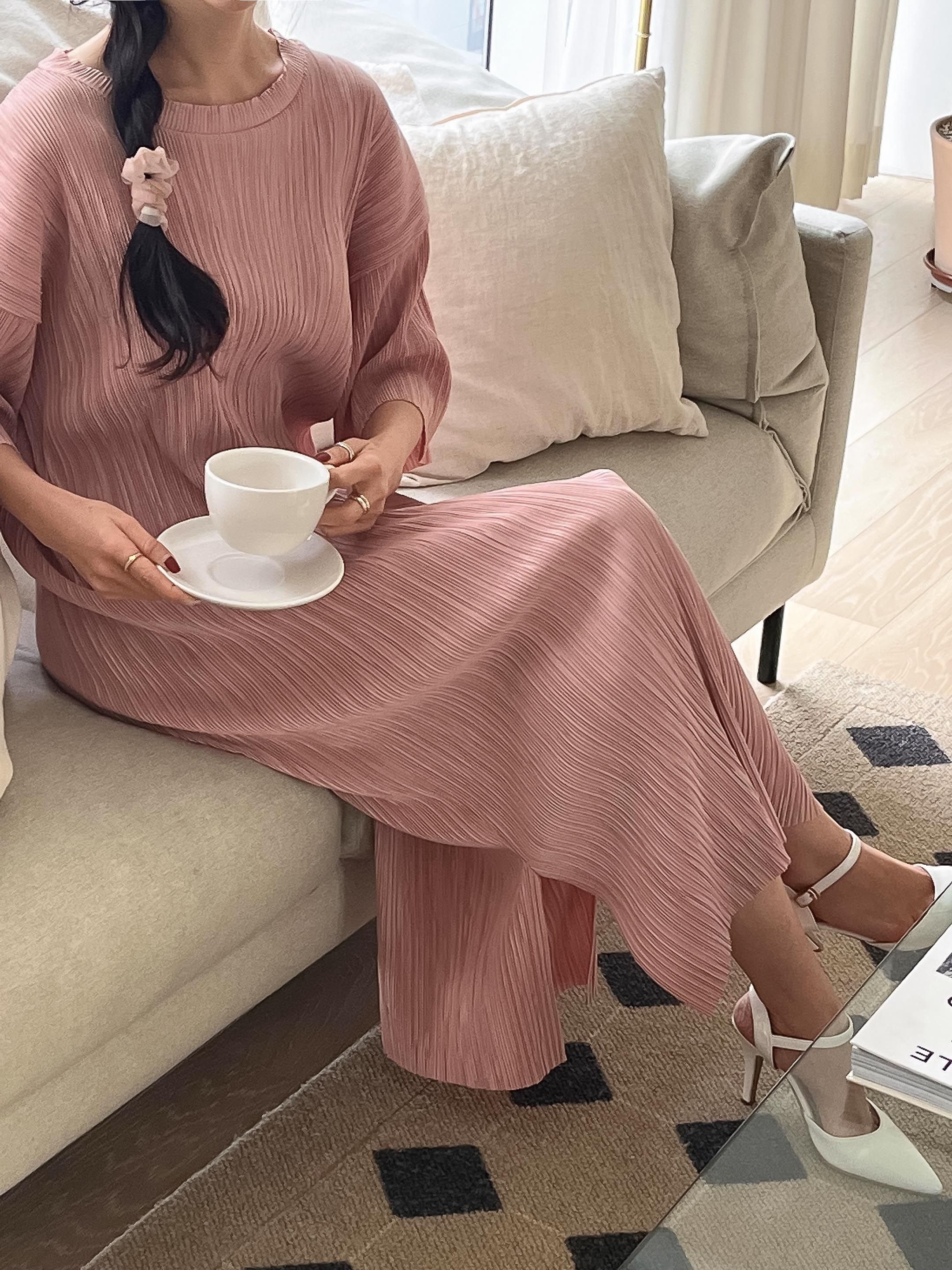 プリーツスリットワンピース | 詳細画像32