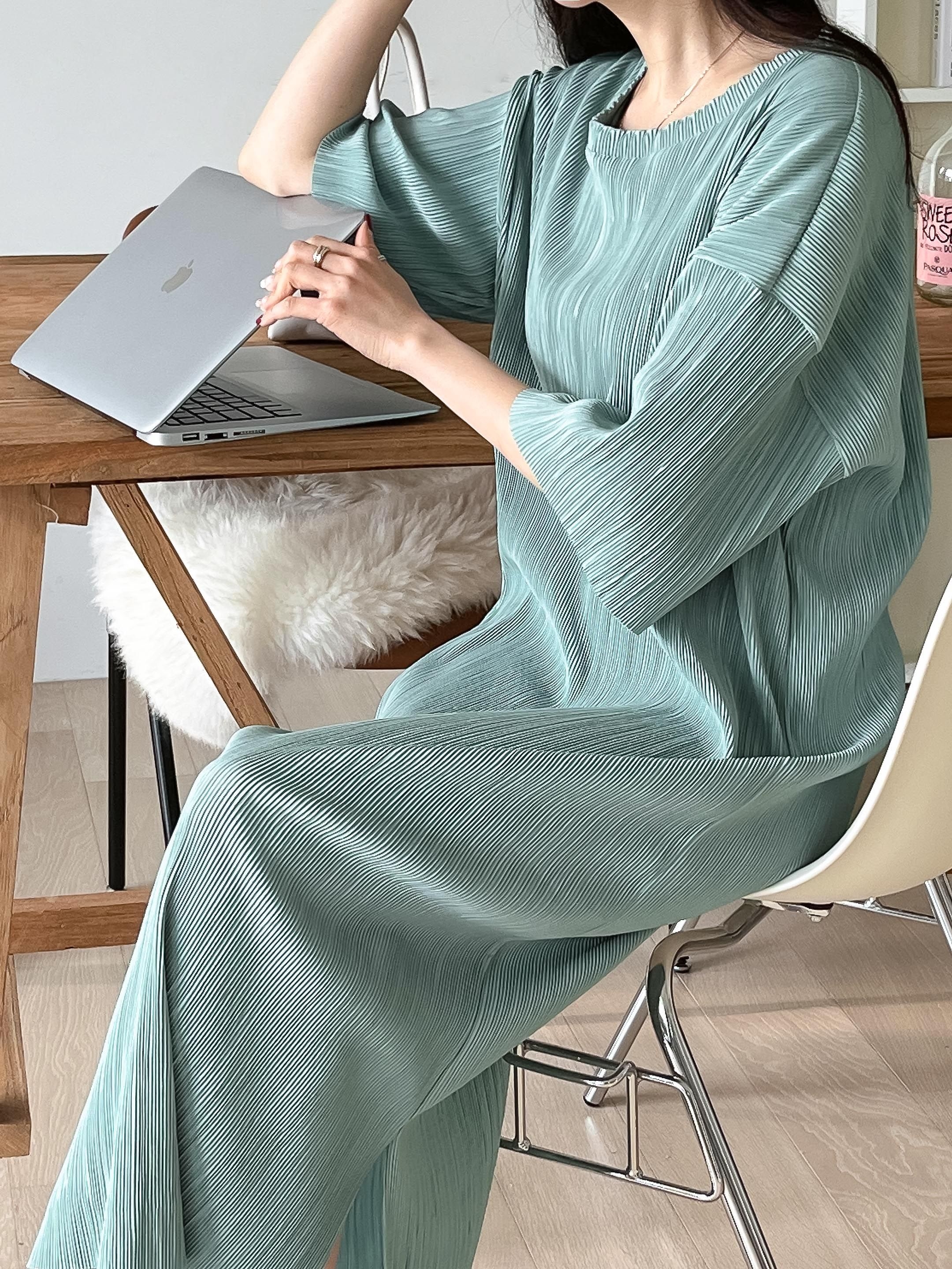 プリーツスリットワンピース | 詳細画像27