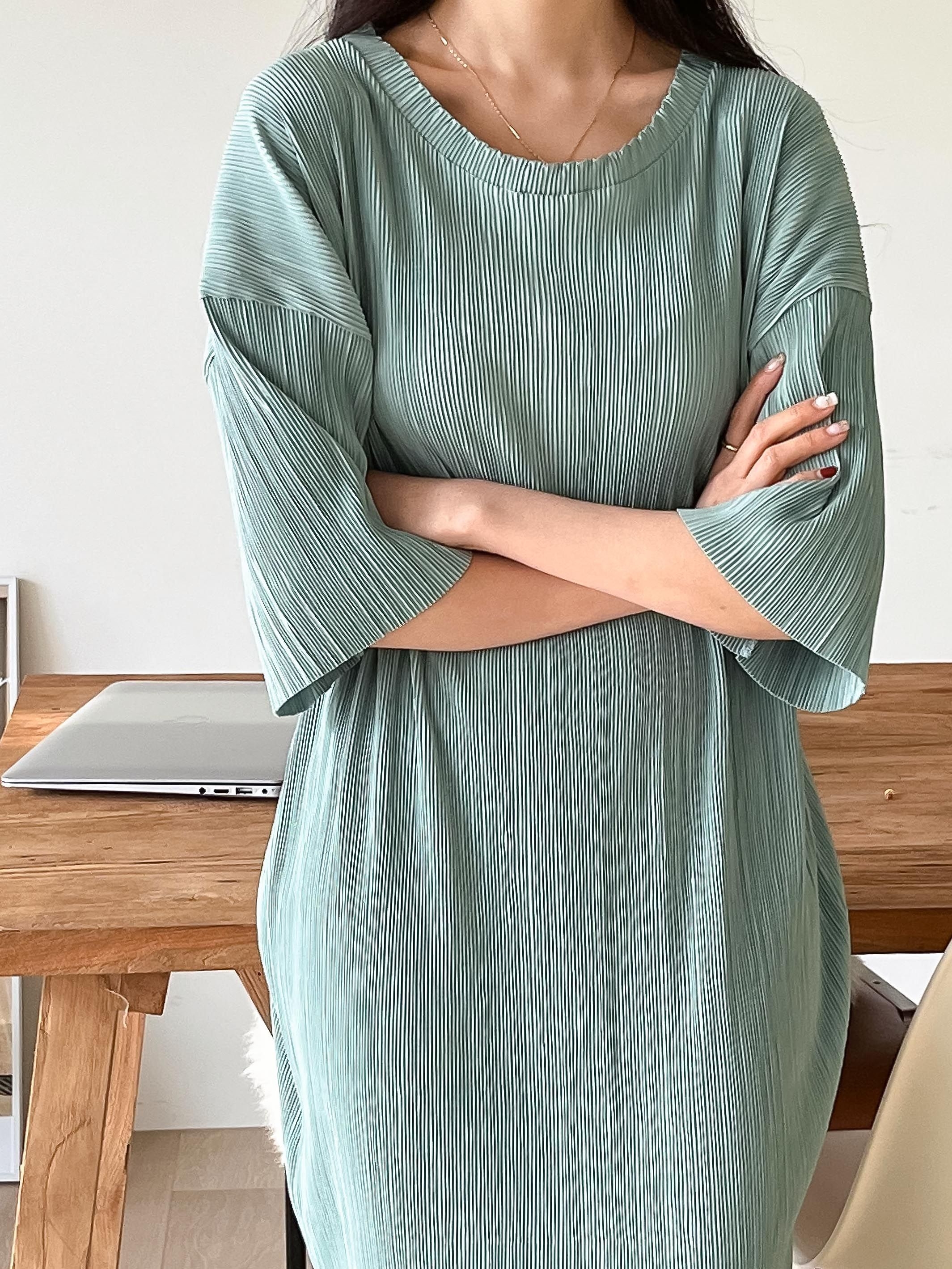 プリーツスリットワンピース | 詳細画像25