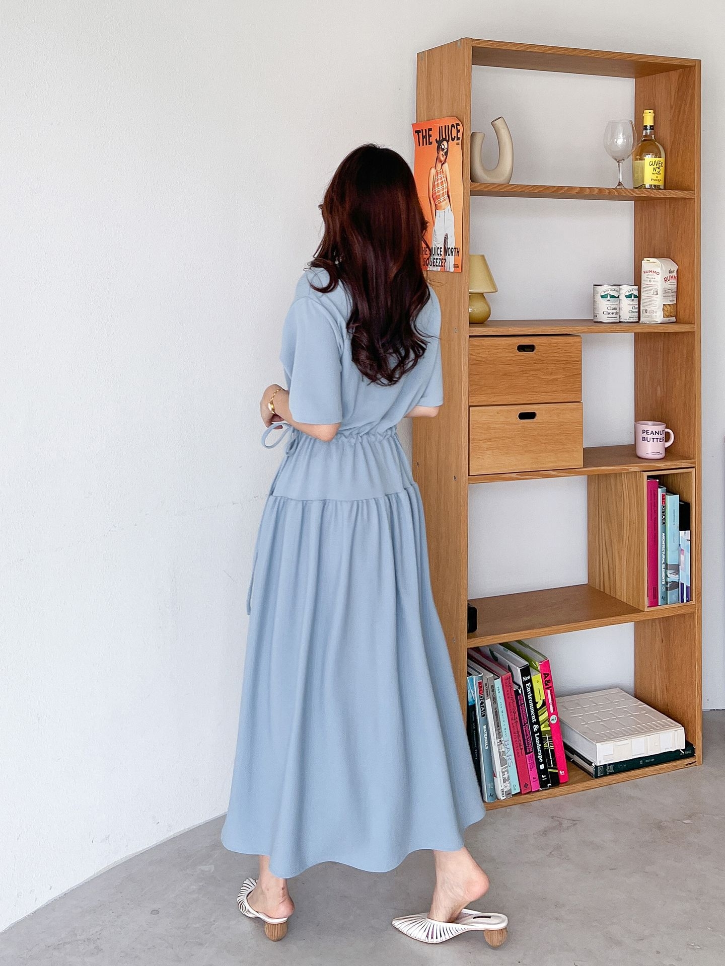 ドロストギャザー半袖ワンピース | 詳細画像15