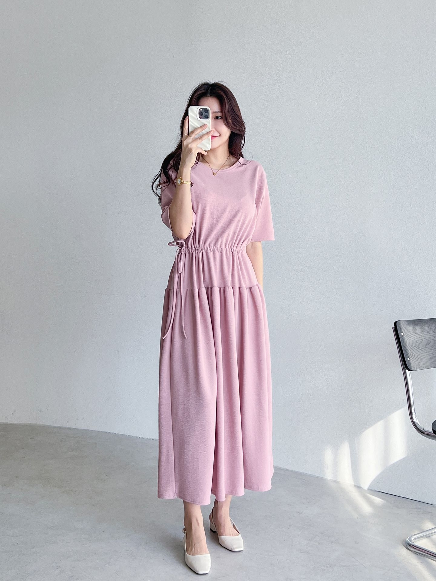 ドロストギャザー半袖ワンピース | 詳細画像29