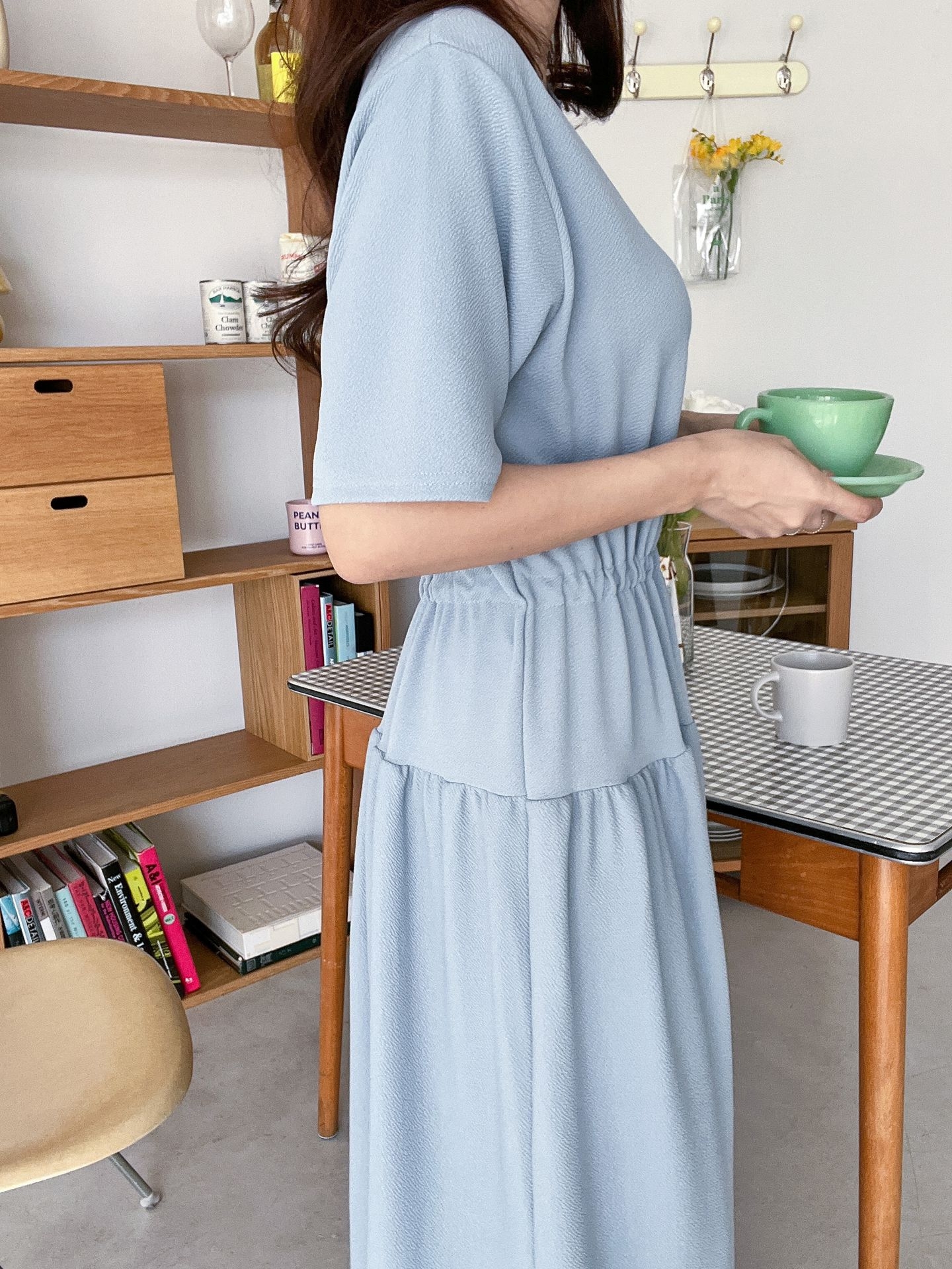 ドロストギャザー半袖ワンピース | 詳細画像25