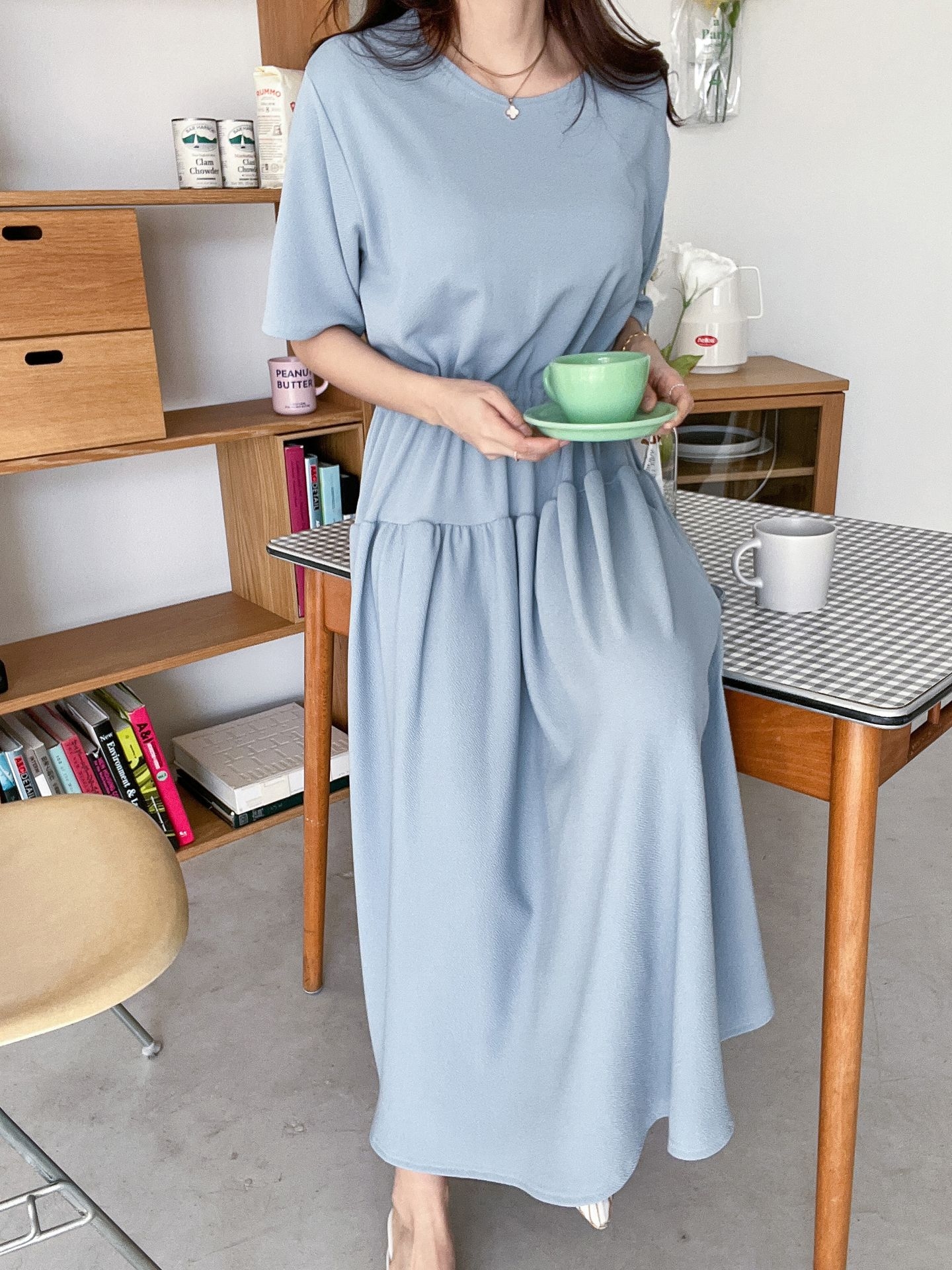 ドロストギャザー半袖ワンピース | 詳細画像23