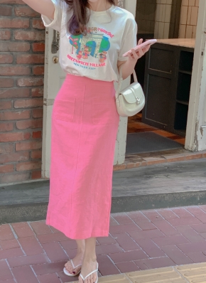 Dragon Pink Slip Dress – DATURA