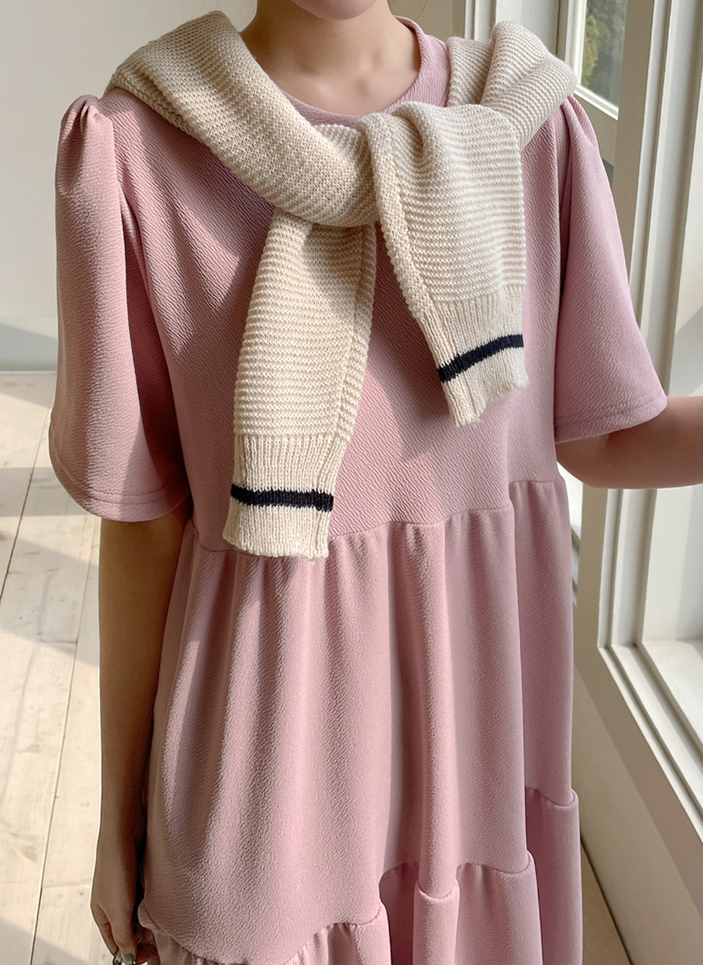 ティアード半袖ロングワンピース | 詳細画像17