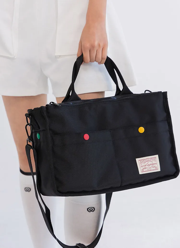 2WAYスクエアポケットナイロンバッグ | whosbag | 詳細画像1