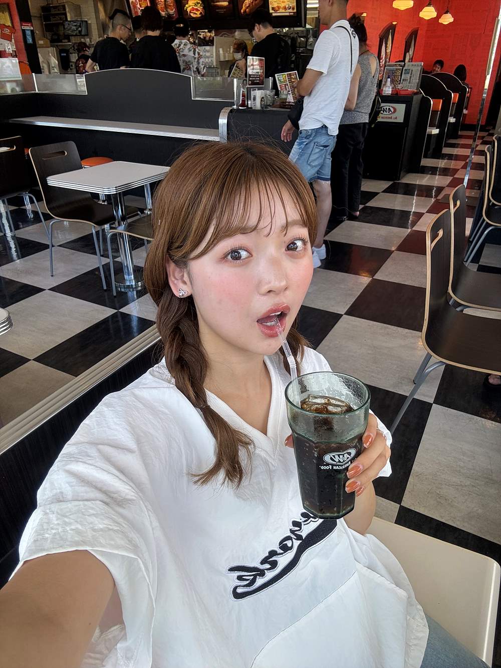 ナイロンVネックドローコード半袖Tシャツ | 詳細画像17
