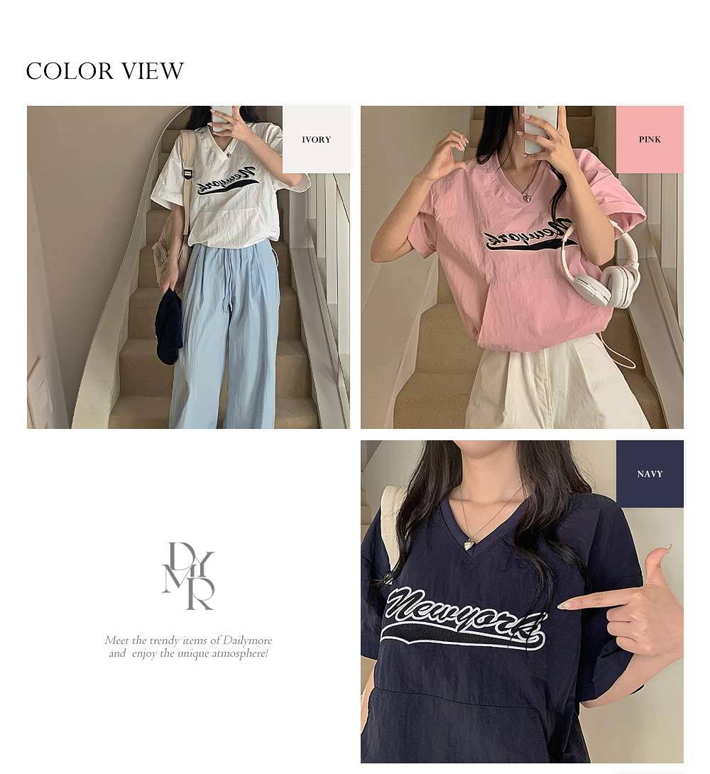ナイロンVネックドローコード半袖Tシャツ | 詳細画像19