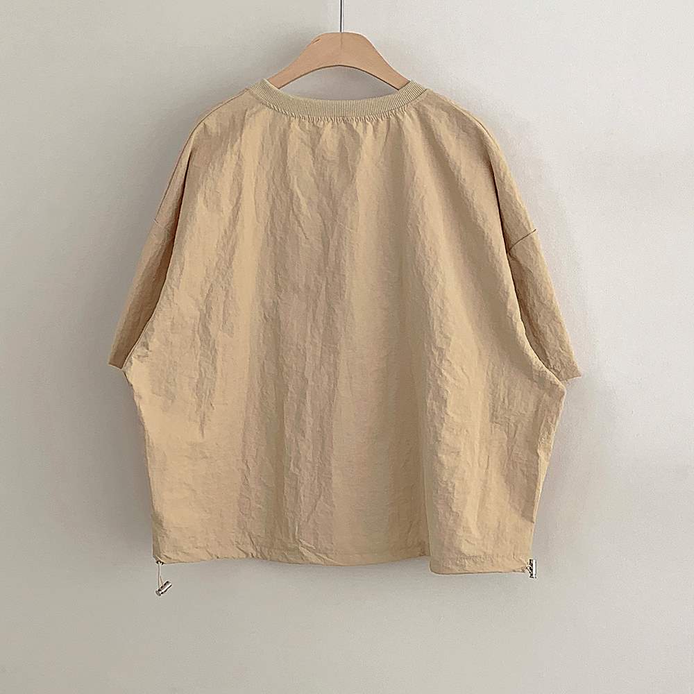 ナイロンVネックドローコード半袖Tシャツ | 詳細画像21