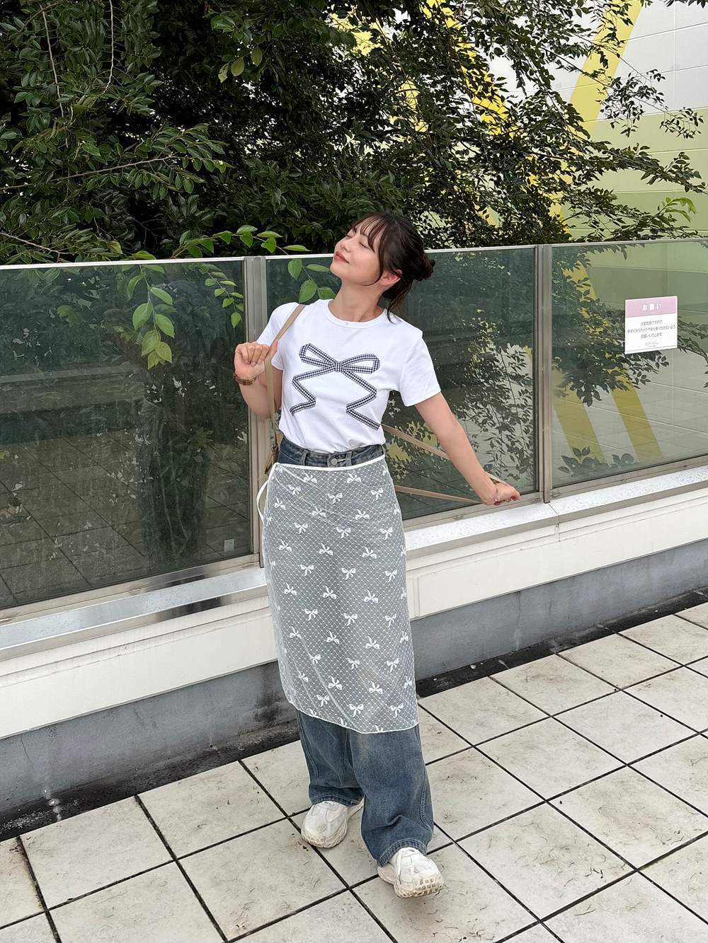 ギンガムチェックリボン半袖Tシャツ | 詳細画像9
