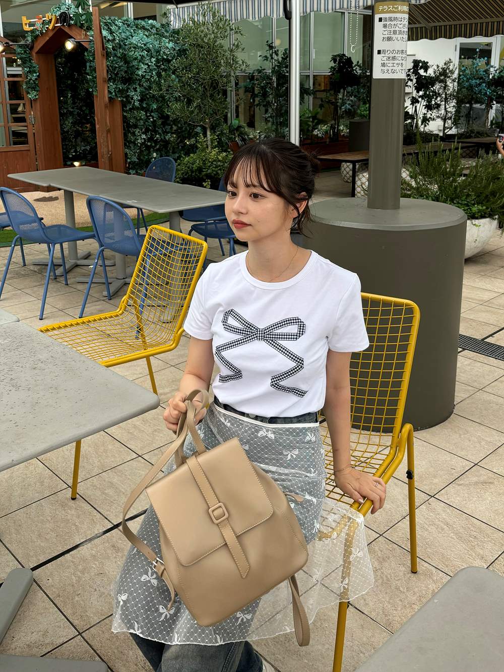 ギンガムチェックリボン半袖Tシャツ | 詳細画像17
