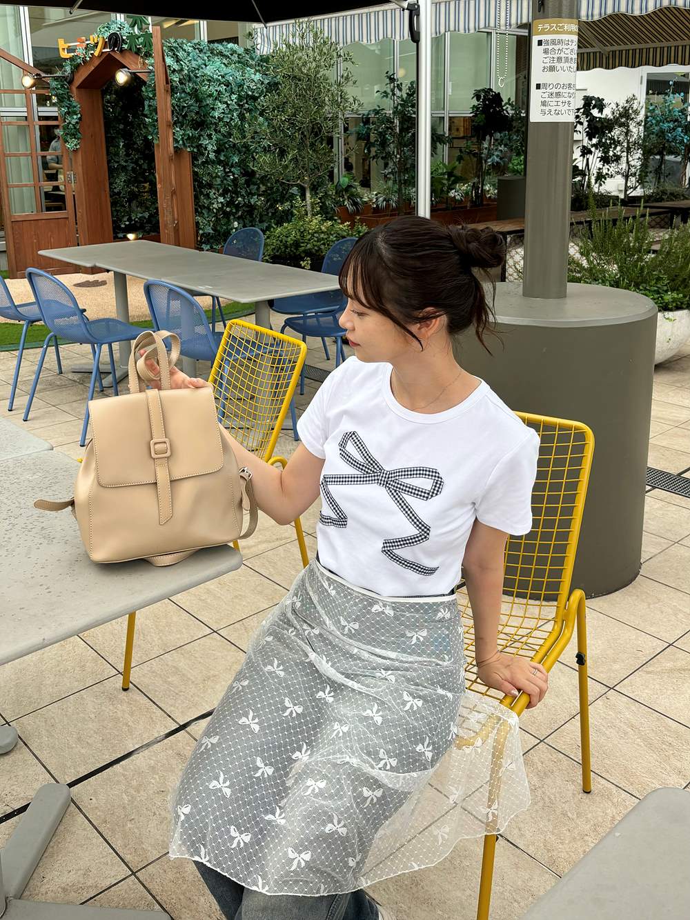 ギンガムチェックリボン半袖Tシャツ | 詳細画像18