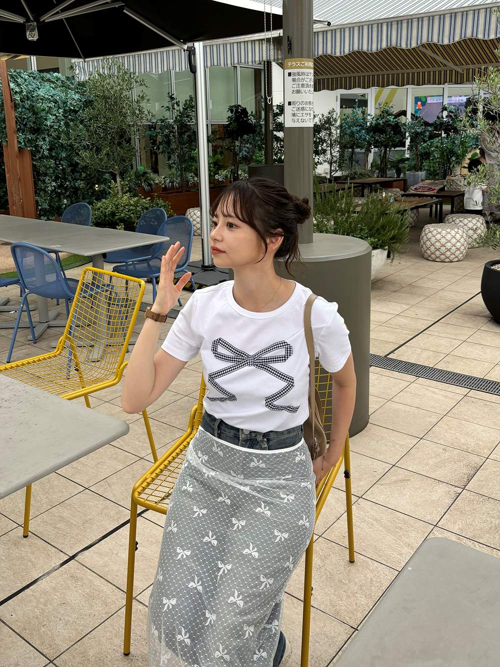 ギンガムチェックリボン半袖Tシャツ | 詳細画像20