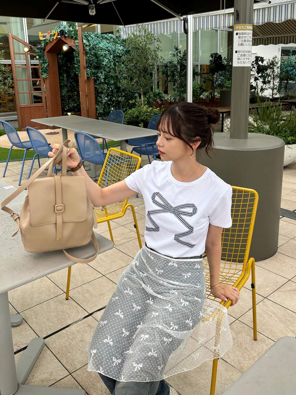 ギンガムチェックリボン半袖Tシャツ | 詳細画像21