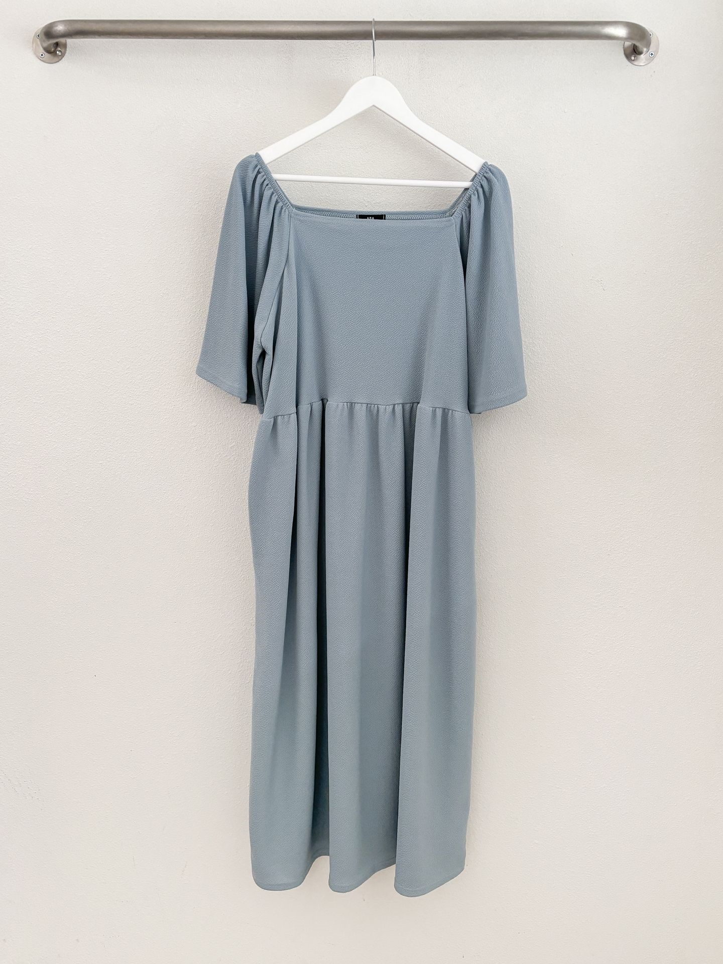 スクエアネックフレア半袖ワンピース | 詳細画像16