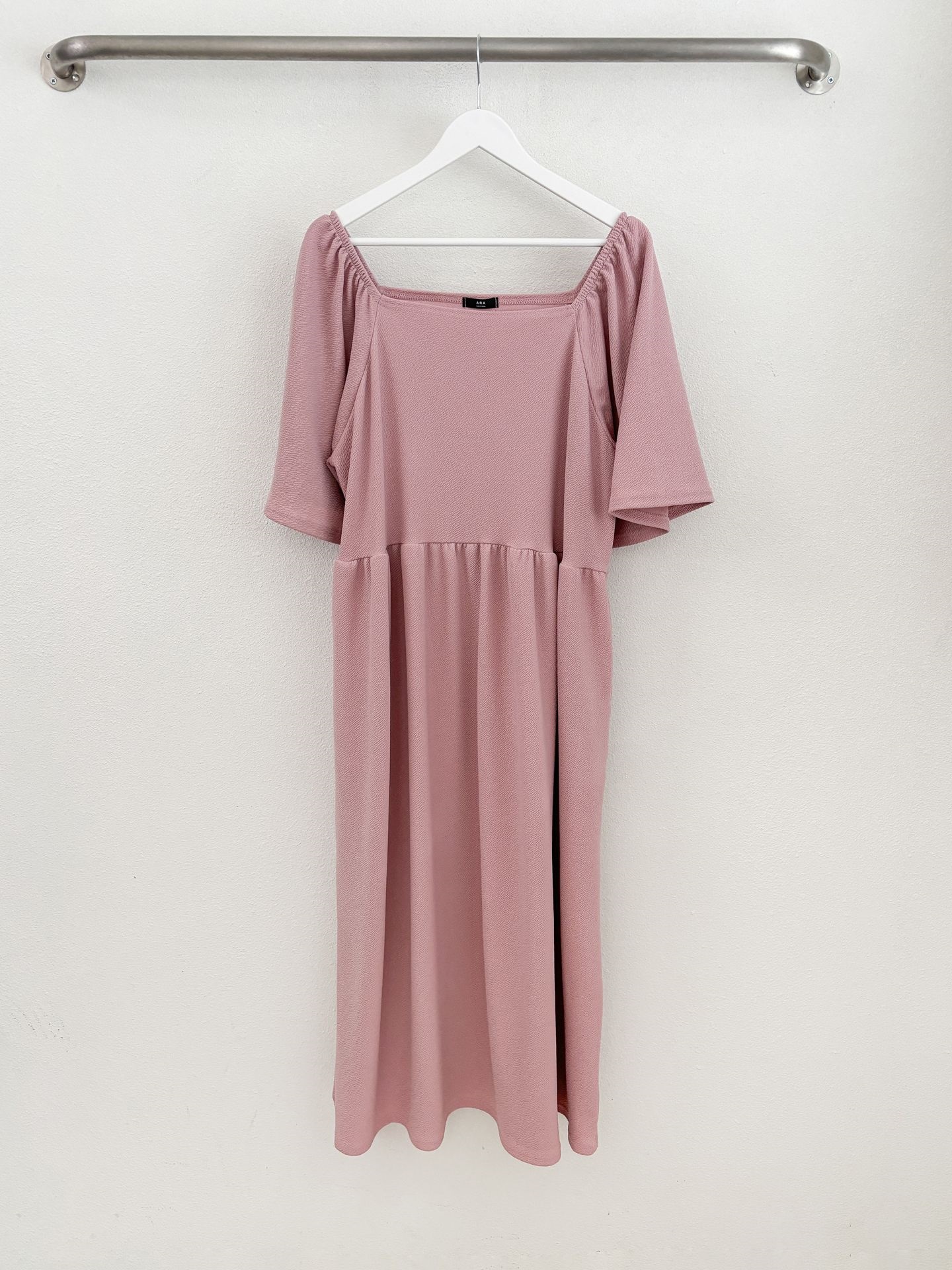 スクエアネックフレア半袖ワンピース | 詳細画像18