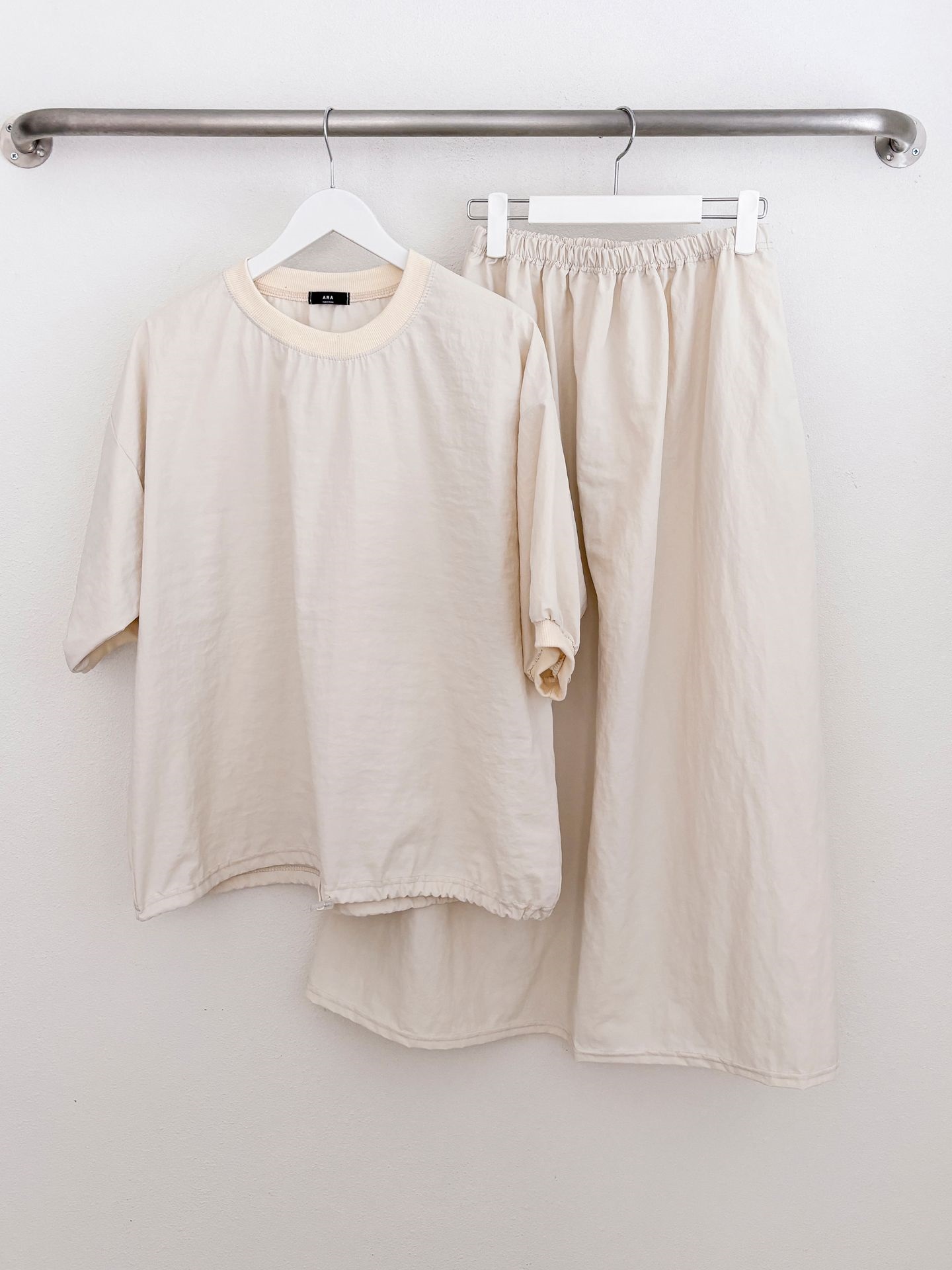 ナイロンドローコード半袖スウェット&フレアスカートSET | 詳細画像18