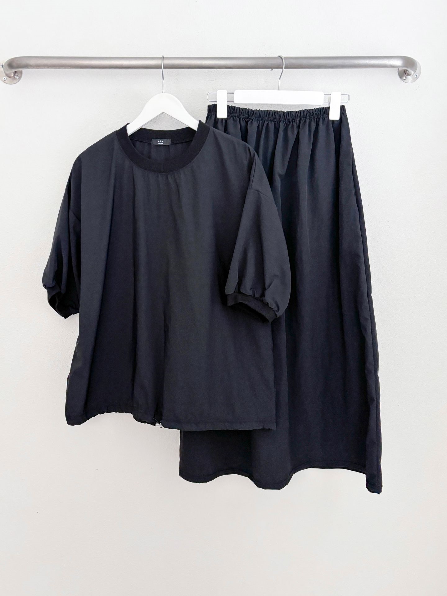 ナイロンドローコード半袖スウェット&フレアスカートSET | 詳細画像20