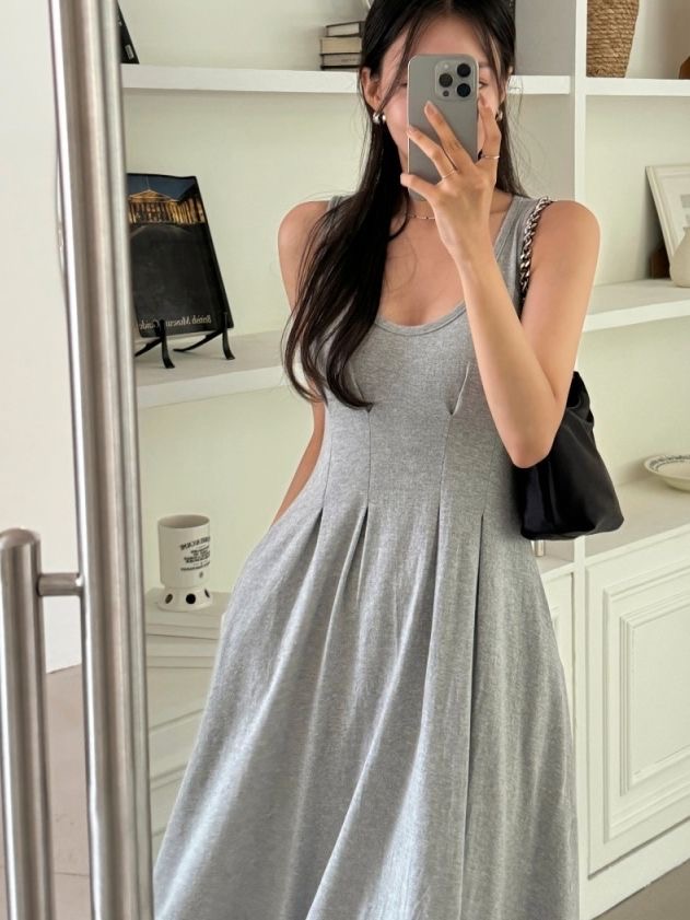 ピンタックロングインナーワンピース | 詳細画像3