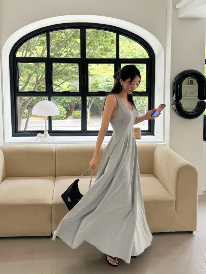 ピンタックロングインナーワンピース | 詳細画像5