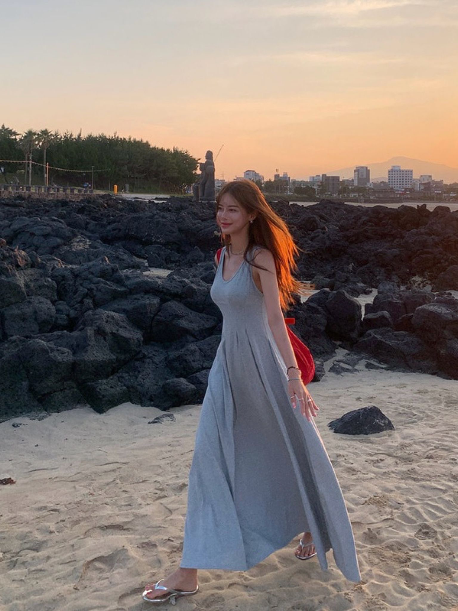 ピンタックロングインナーワンピース | 詳細画像7