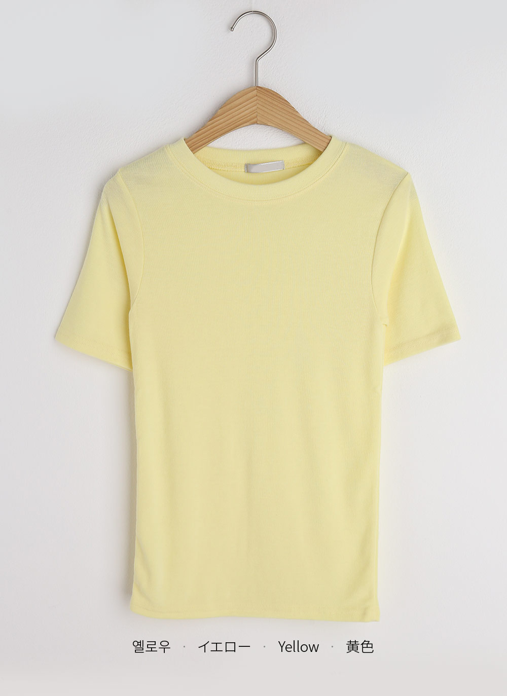 ラウンド半袖スリムTシャツ | 詳細画像22