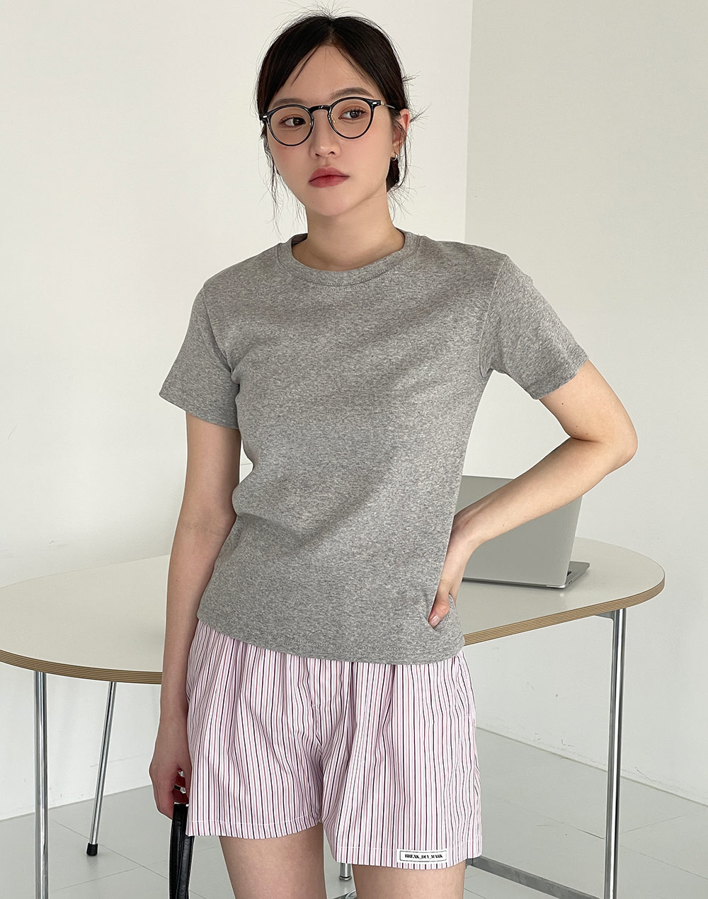 コットンラウンド半袖Tシャツ | 詳細画像3