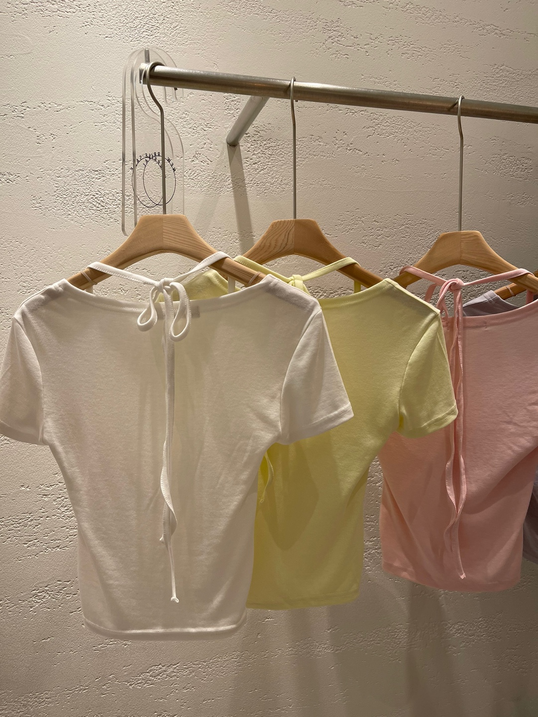 チュールホルターキャミボレロレイヤード風半袖Tシャツ | 詳細画像20