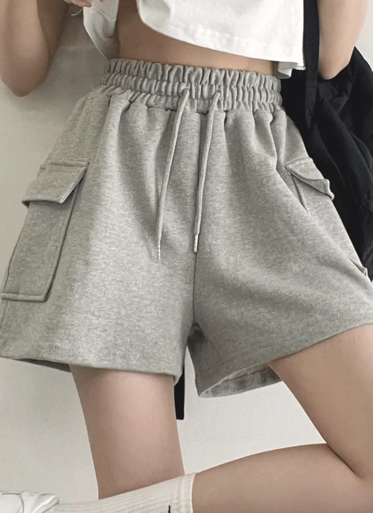ショートカーゴスウェットパンツ | withhuilin | 詳細画像1