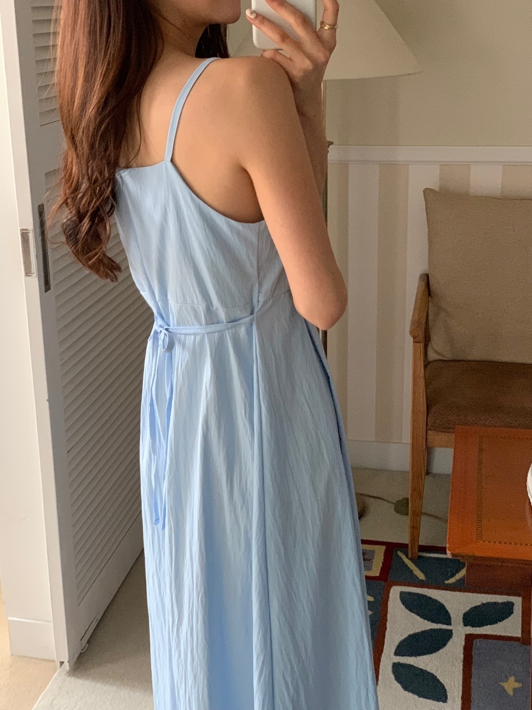 スクエアネックタックフレアビスチェワンピース | 詳細画像11