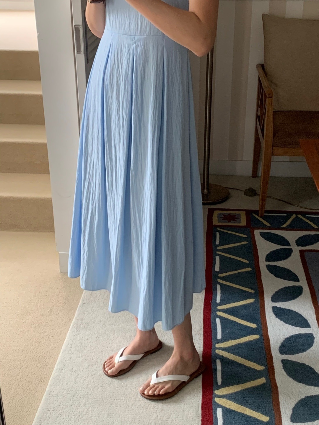 スクエアネックタックフレアビスチェワンピース | 詳細画像14