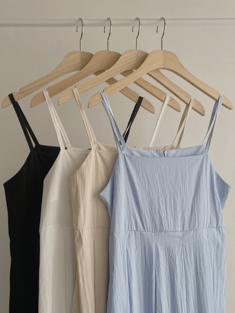 スクエアネックタックフレアビスチェワンピース | 詳細画像15