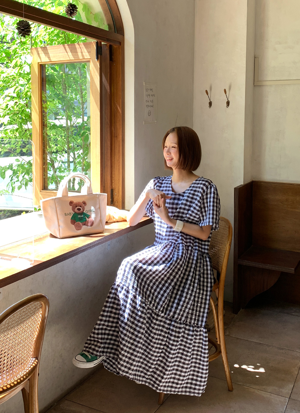 新品☆15号・大きいサイズ☆ギンガムチェックティアードワンピース ギンガムチェックティアードワンピース・全3色 | レディース