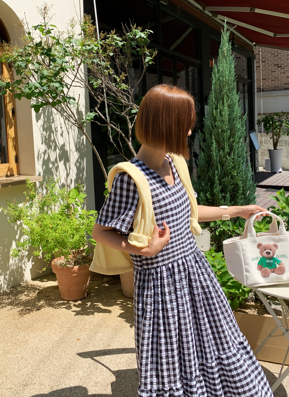新品☆15号・大きいサイズ☆ギンガムチェックティアードワンピース ギンガムチェックティアードワンピース・全3色 | レディース