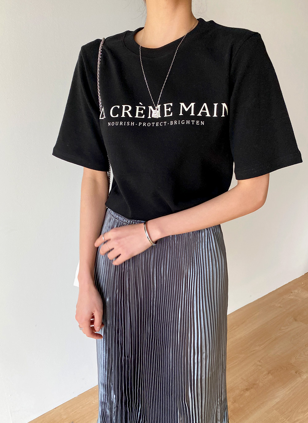 サテンプリーツイージースカート | 詳細画像4