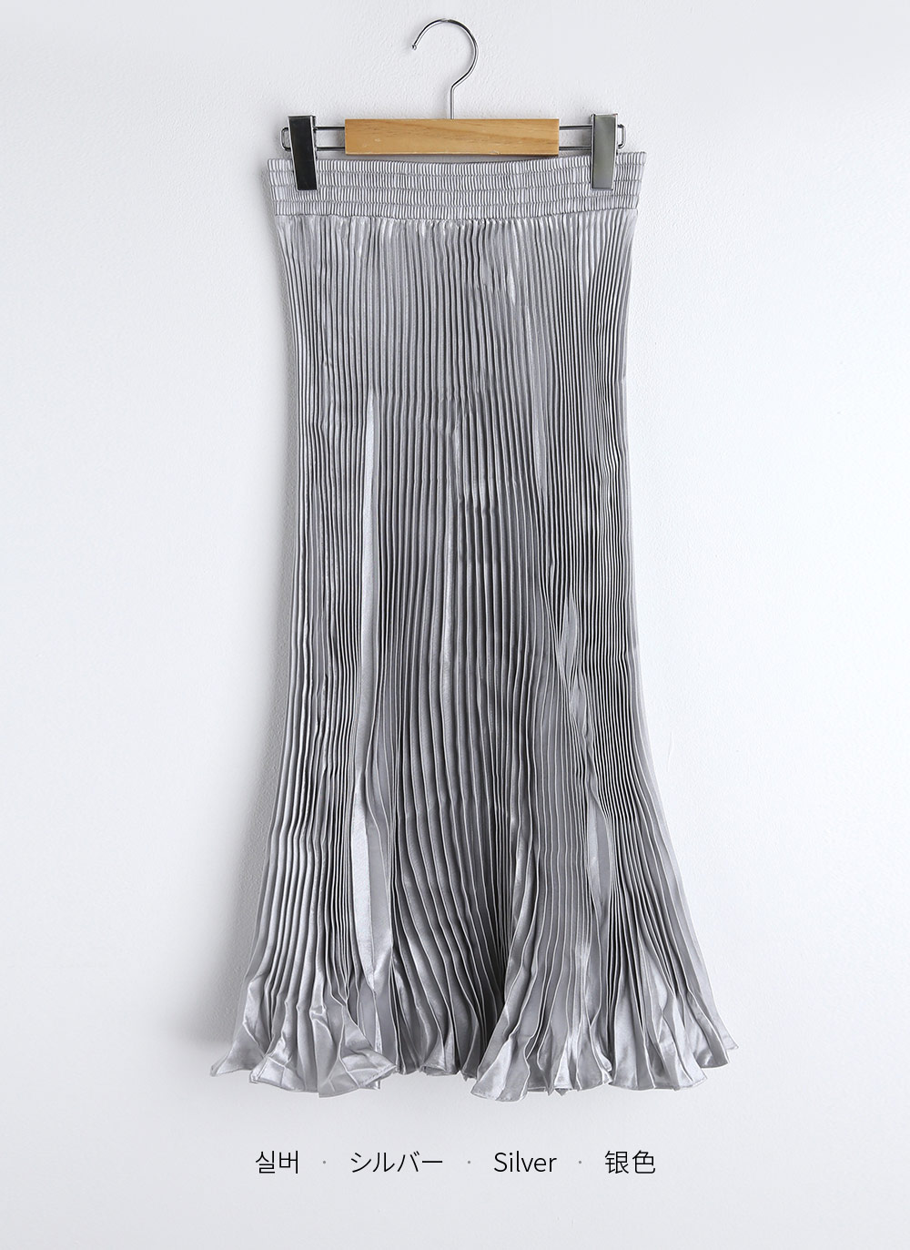 サテンプリーツイージースカート | 詳細画像24