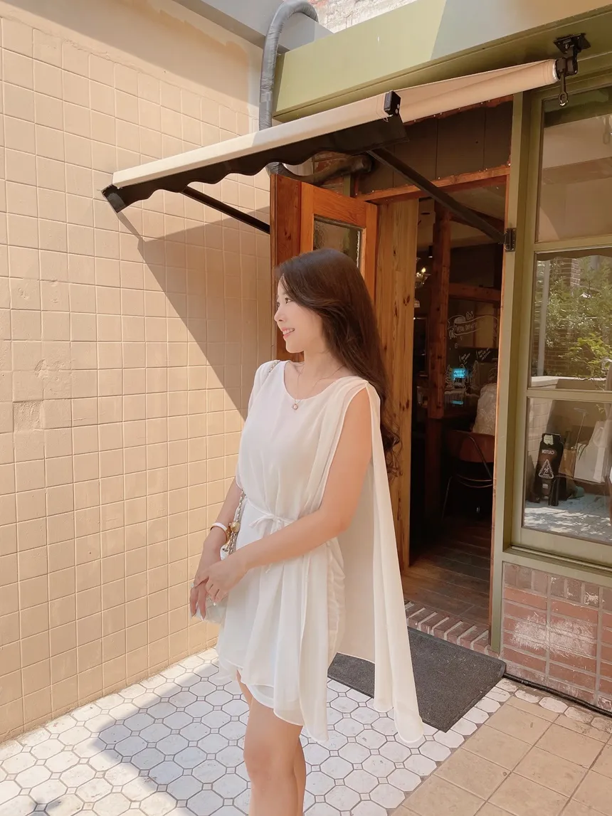 シフォンケープミニワンピース | mirangmirang | 詳細画像14