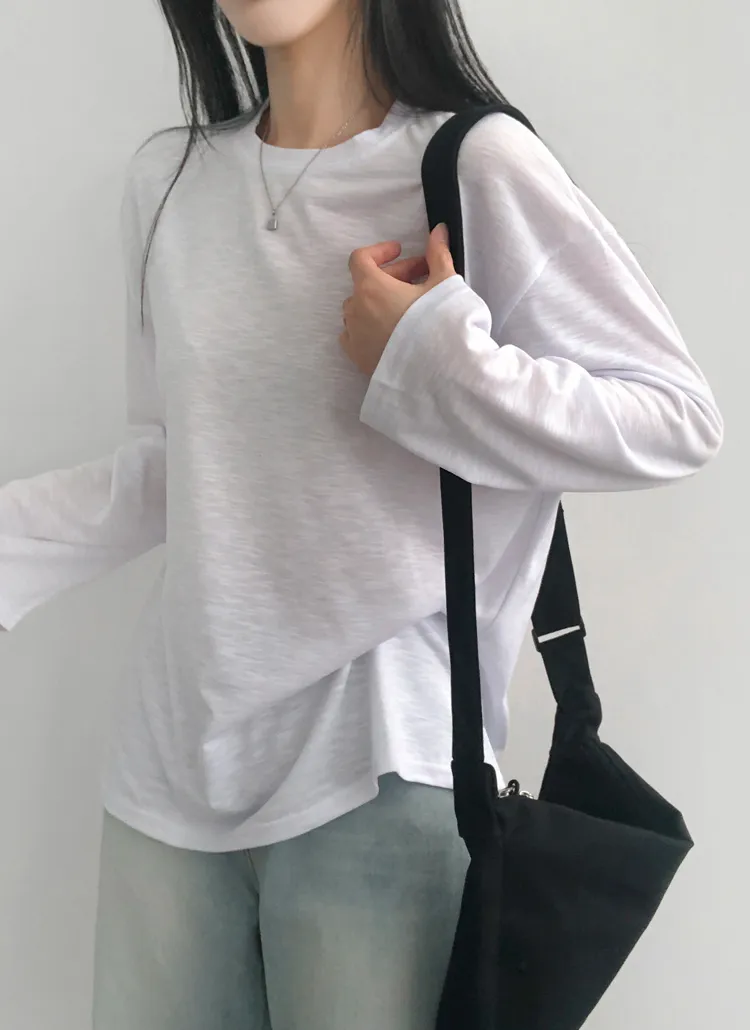 ベーシック長袖Tシャツ | lilisense | 詳細画像1