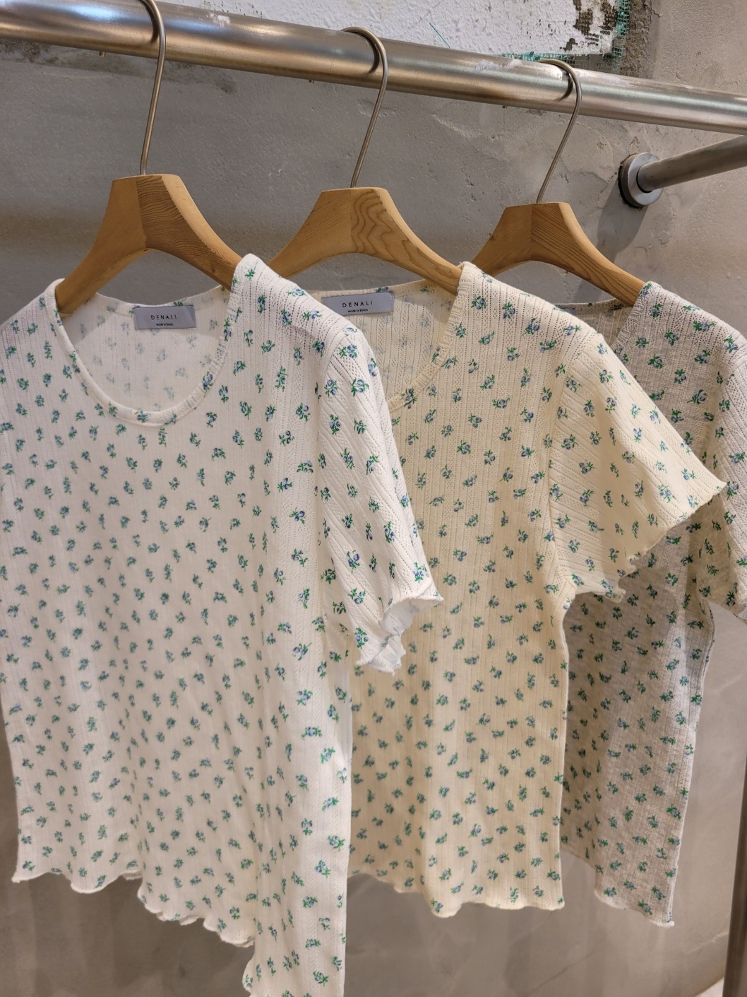 花柄パンチングメロウ半袖Tシャツ | 詳細画像15