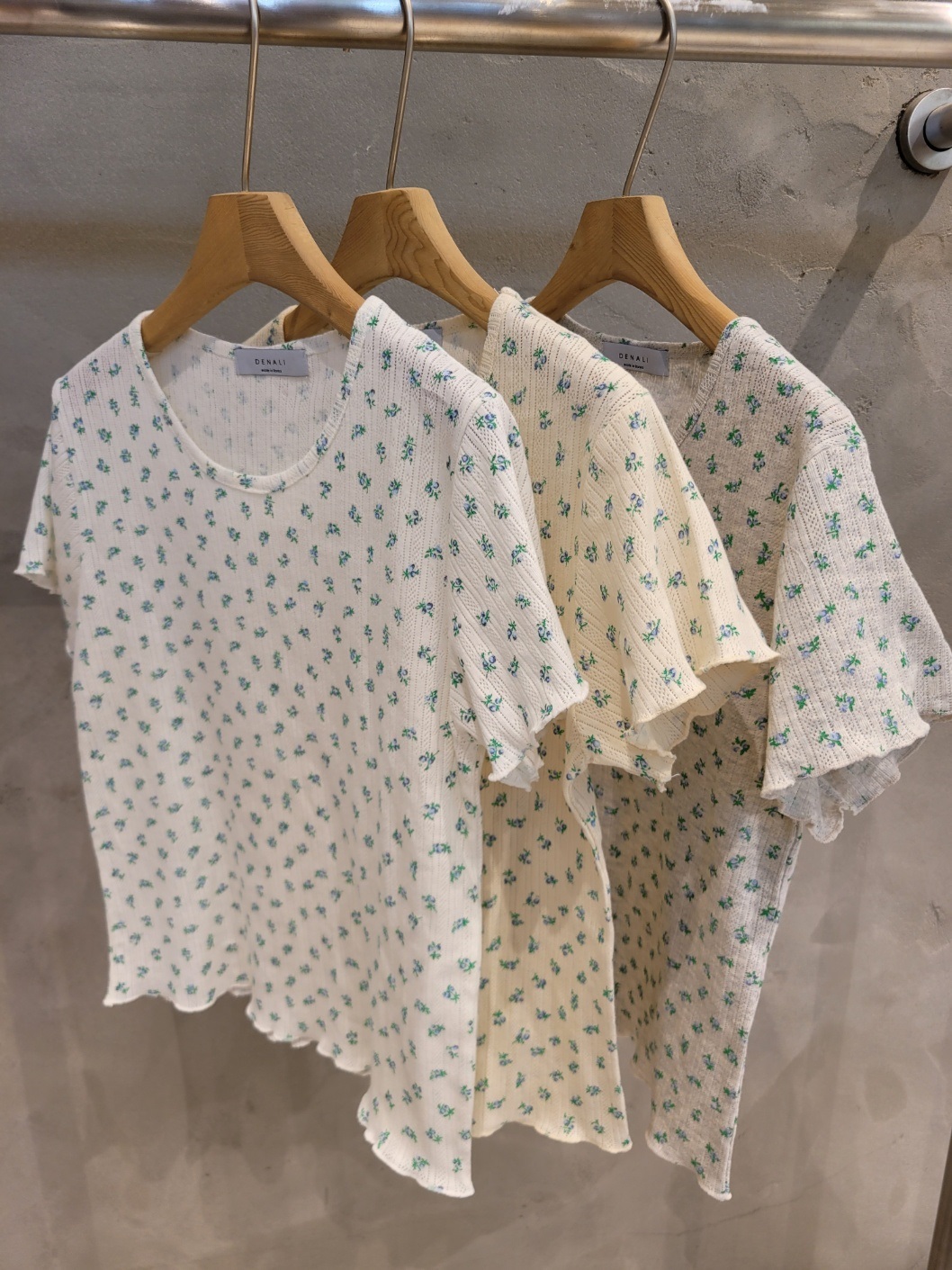 花柄パンチングメロウ半袖Tシャツ | 詳細画像12