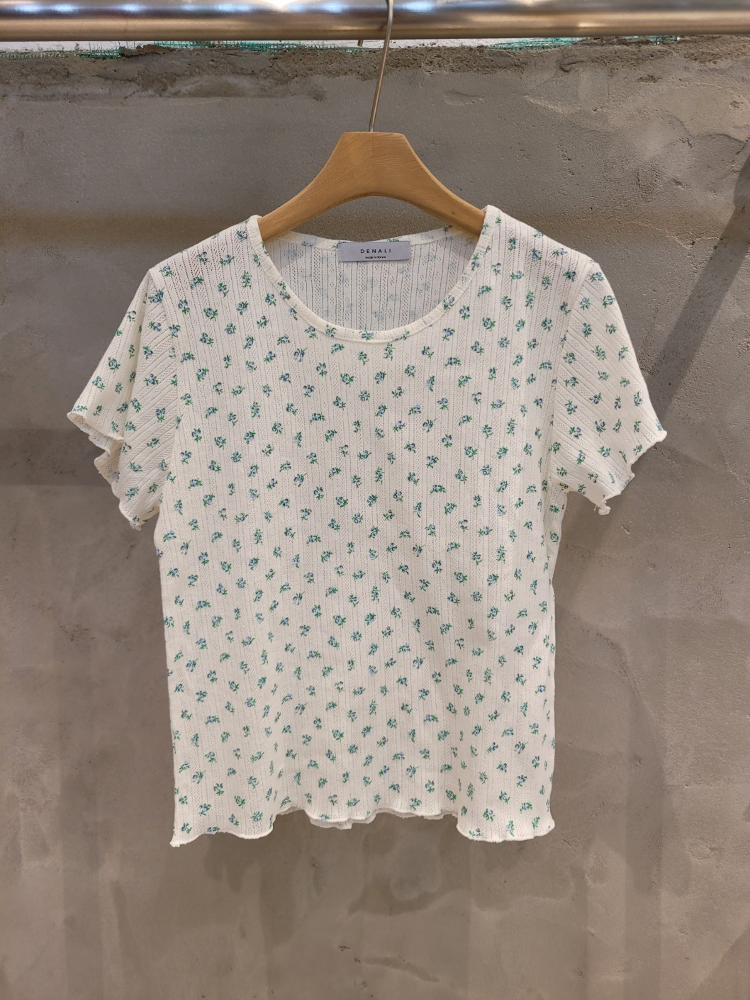 花柄パンチングメロウ半袖Tシャツ | 詳細画像14
