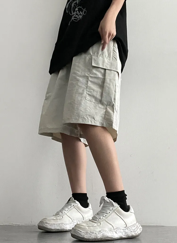ワイドハーフカーゴパンツ | hijjoo | 詳細画像1