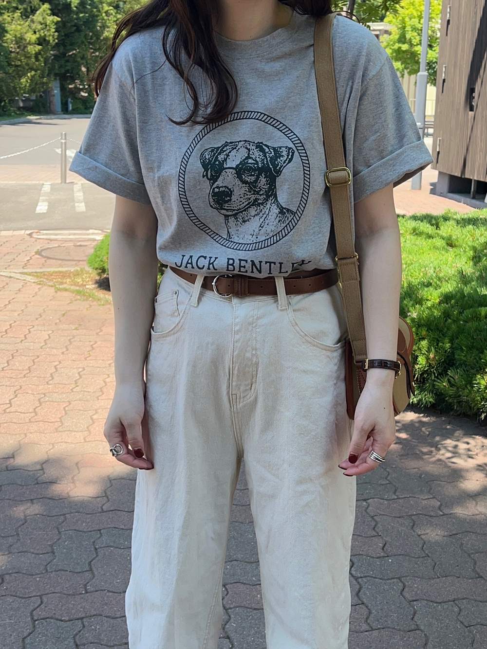 dogプリントTシャツ | 詳細画像3