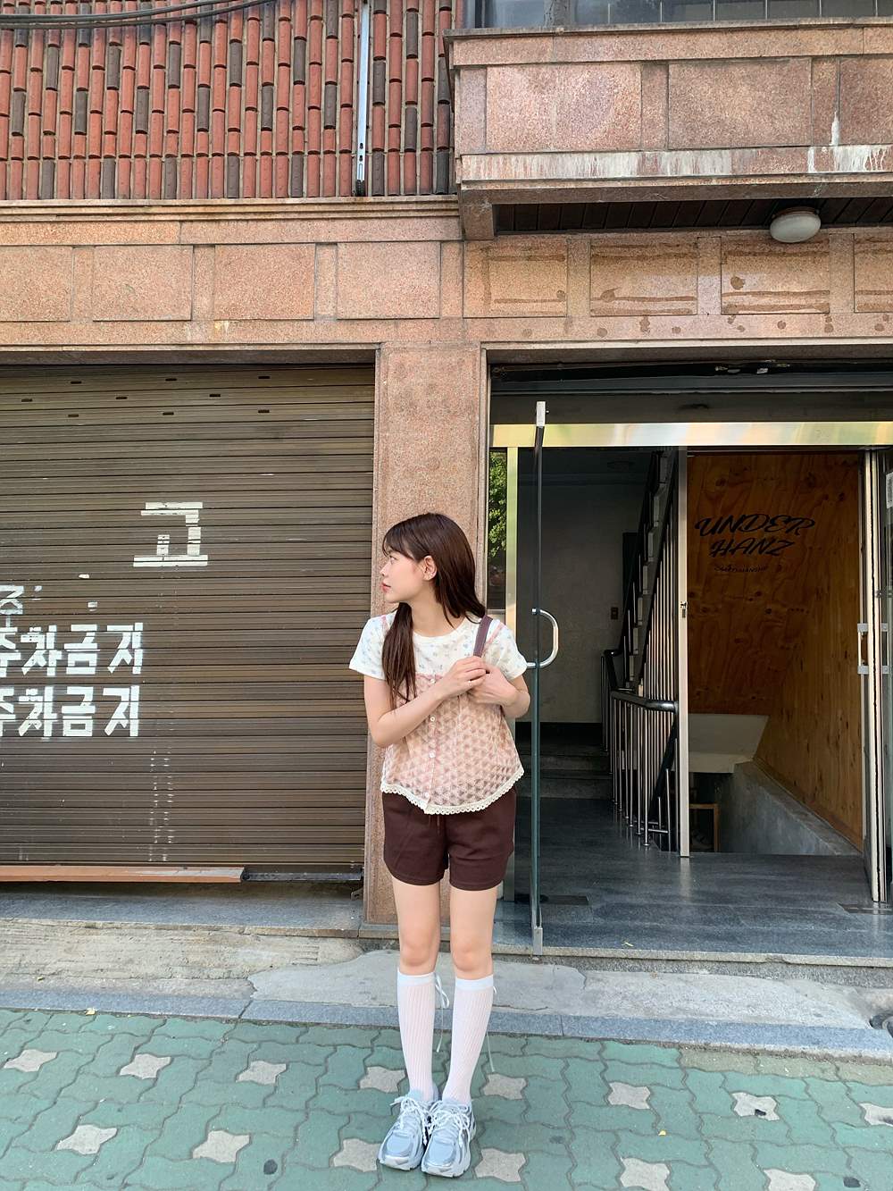 ミニフラワープリント半袖Tシャツ | 詳細画像5