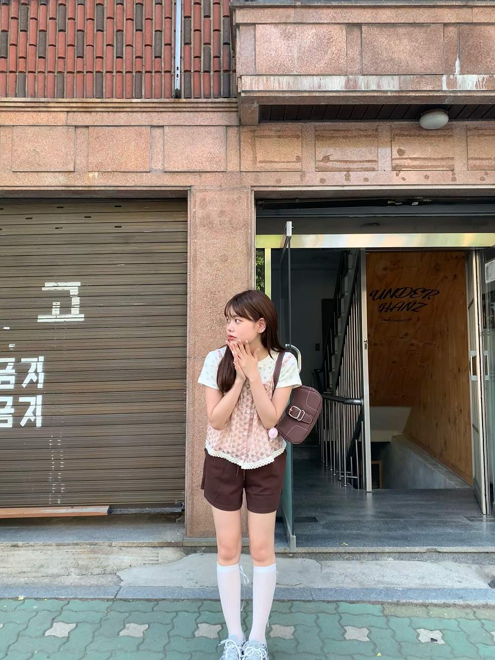 ミニフラワープリント半袖Tシャツ | 詳細画像8