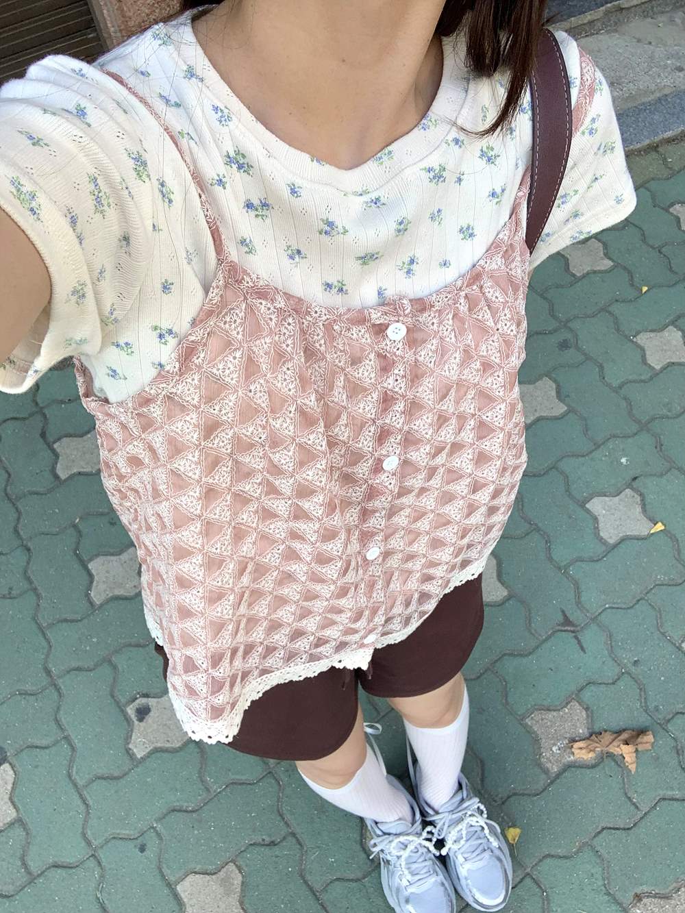 ミニフラワープリント半袖Tシャツ | 詳細画像11