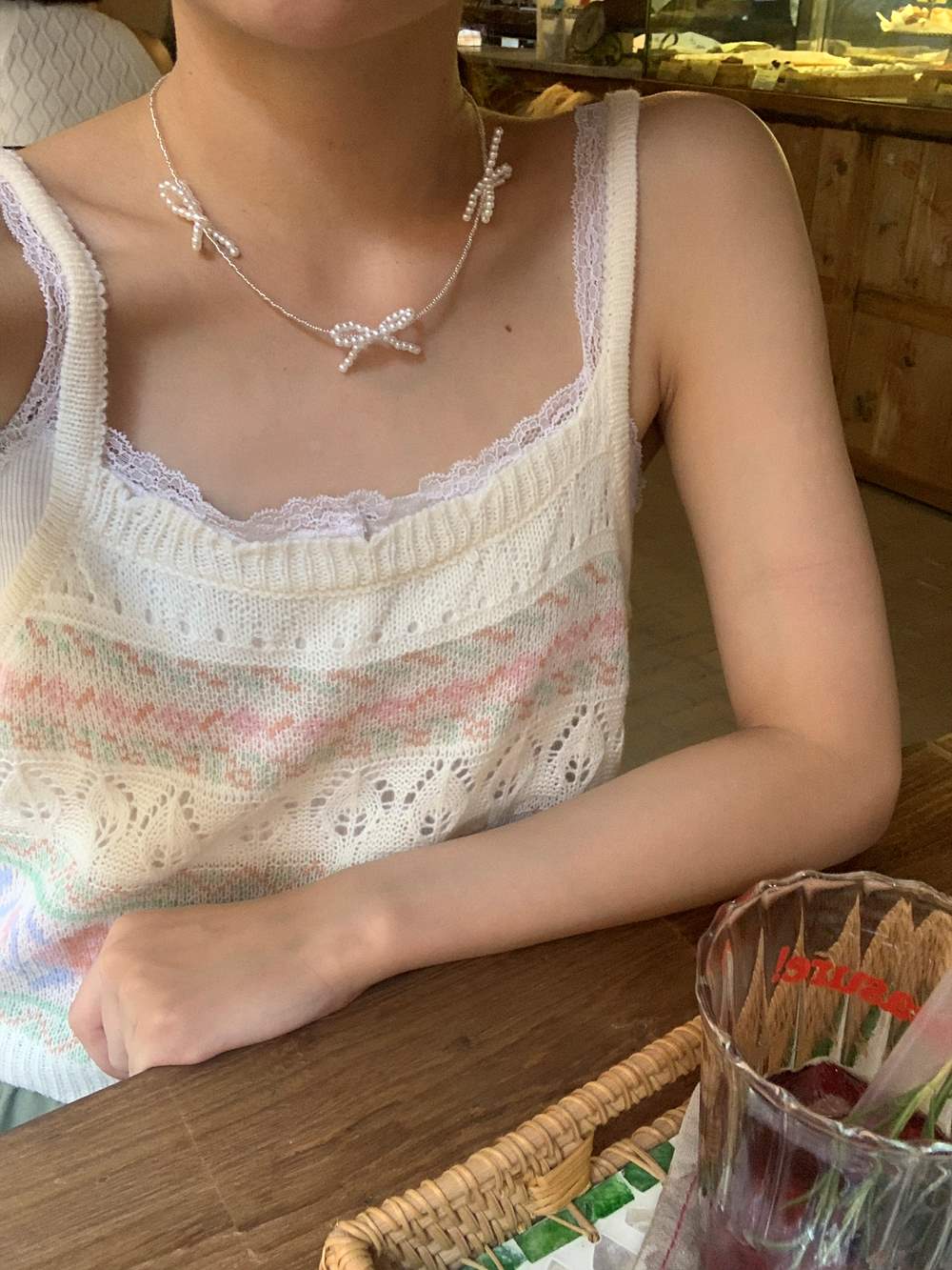 パンチングニットキャミソール | 詳細画像11